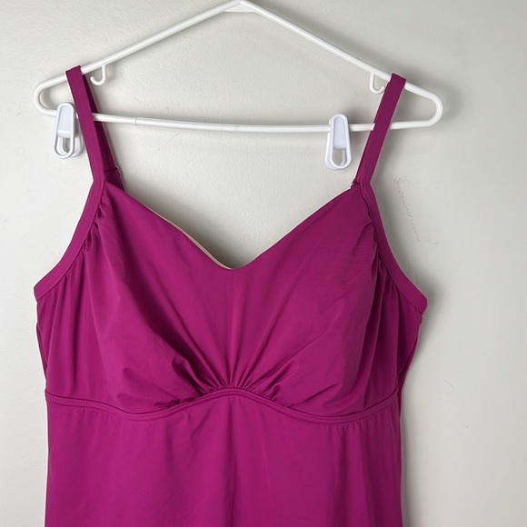 Lands End Plus Size Women One-piece Swim Dress Size 18DDD - Picture 10 of 13